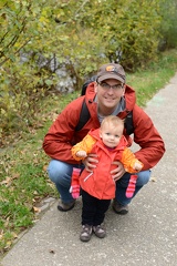 Doug and Greta walking along the Dreisam Fluss2